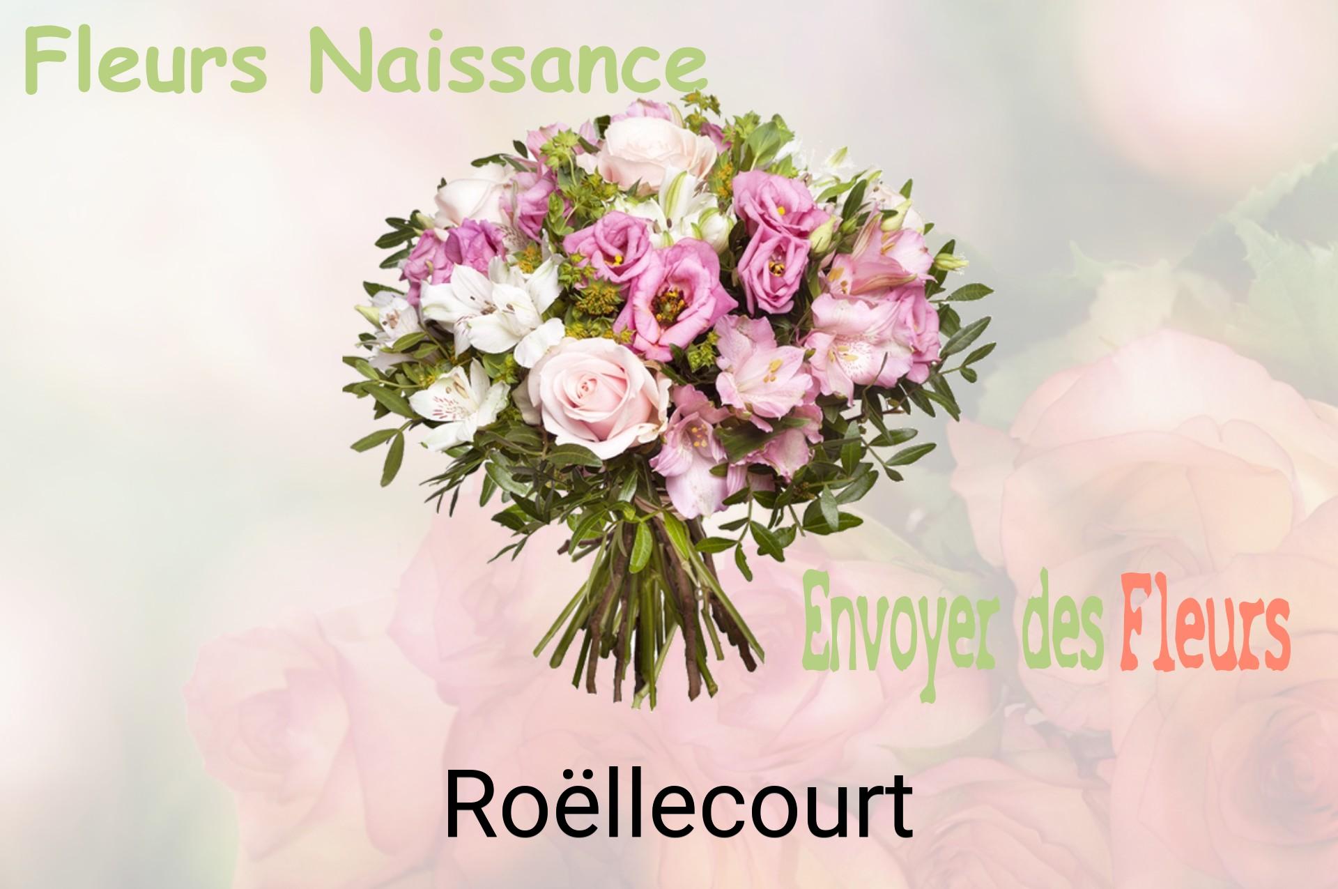 Bouquet de fleurs de naissance livré à Roëllecourt