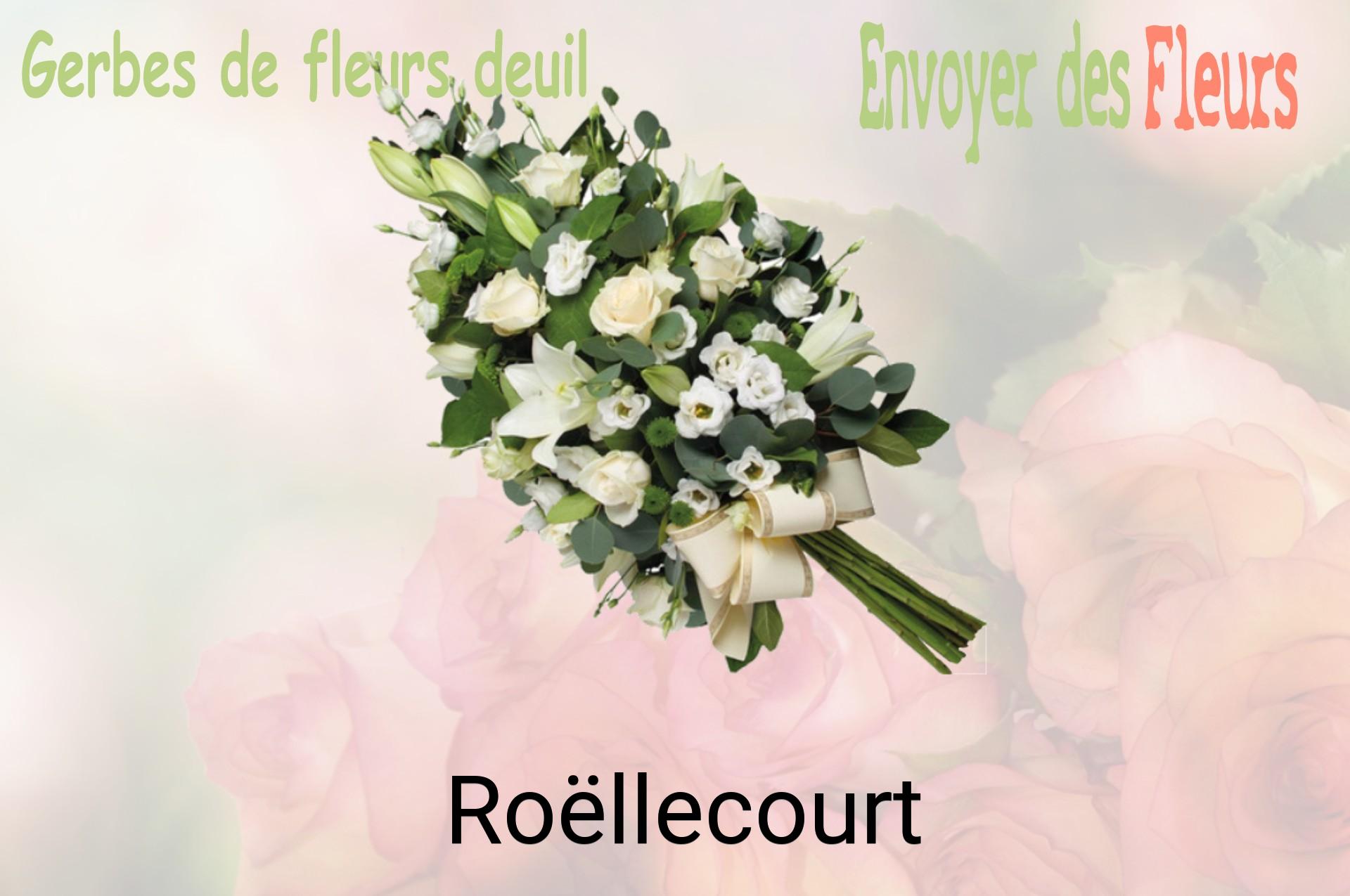 Gerbe de fleurs de deuil livrée à Roëllecourt